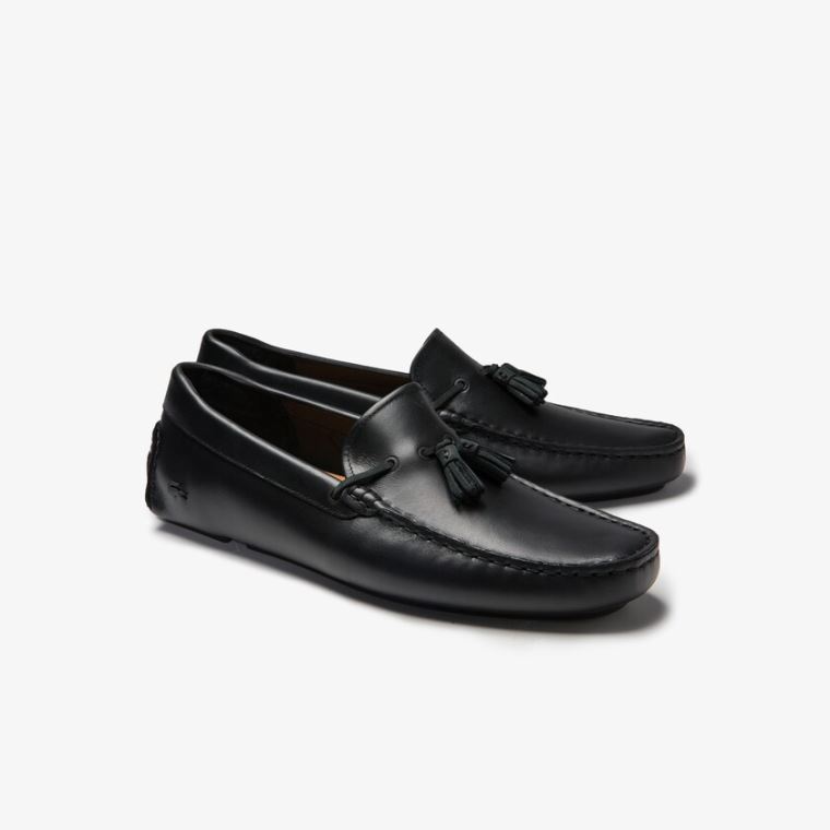 Lacoste Kjole Piloter Tassel Loafer Sort Brune | q6QfI4yI