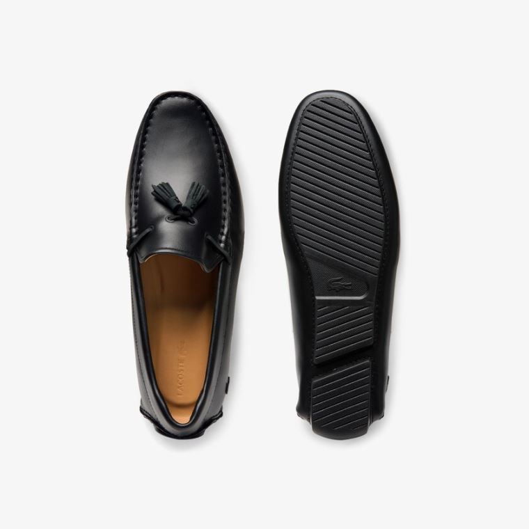 Lacoste Kjole Piloter Tassel Loafer Sort Brune | q6QfI4yI