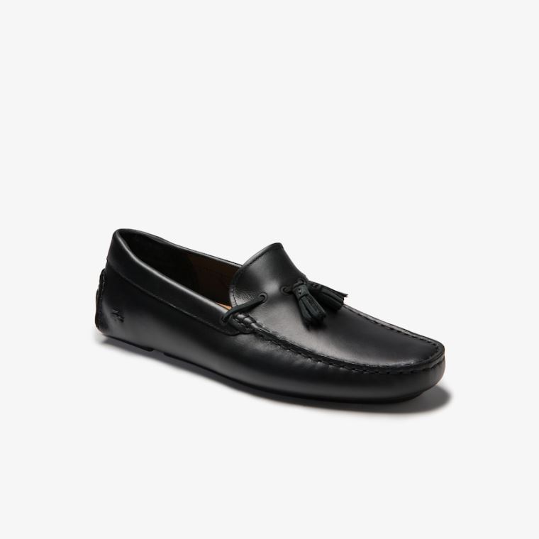 Lacoste Kjole Piloter Tassel Loafer Sort Brune | q6QfI4yI