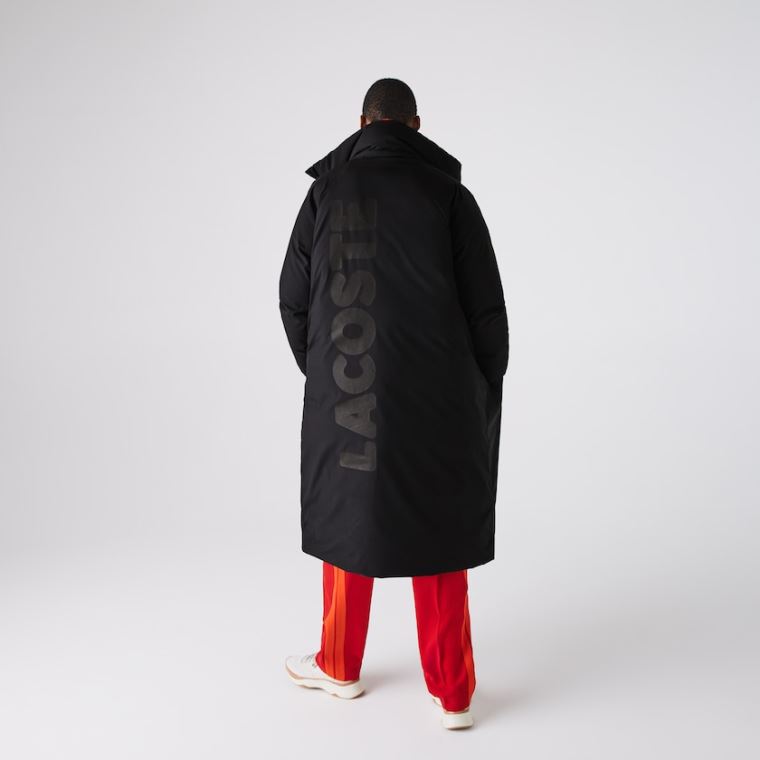 Lacoste LIVE Oversized Strand-Resistant Quilted Jacket Sort | aBn3dpe8