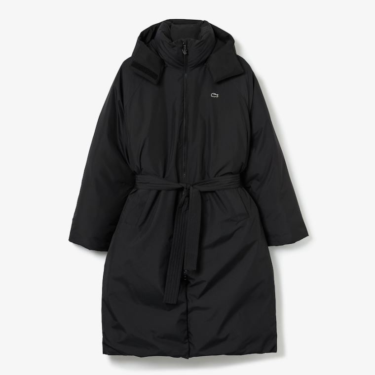 Lacoste LIVE Oversized Strand-Resistant Quilted Jacket Sort | aBn3dpe8