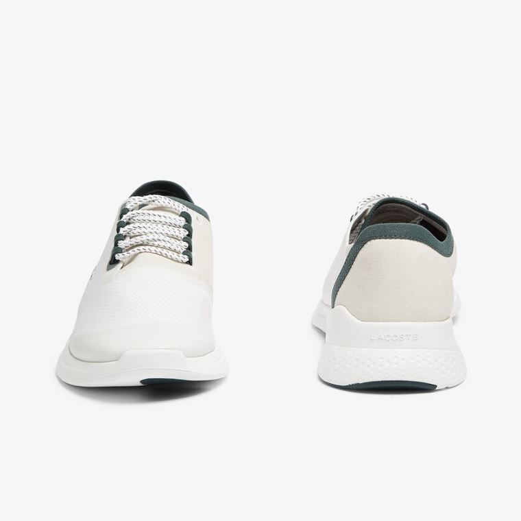 Lacoste LT Fit Tekstil Sneakers Hvide | BZ4lsMDb