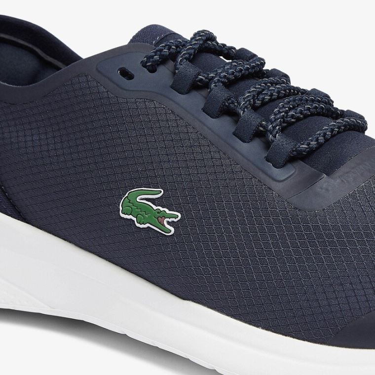 Lacoste LT Fit Tekstil Sneakers Mørkeblå Hvide | XQz7i0F0