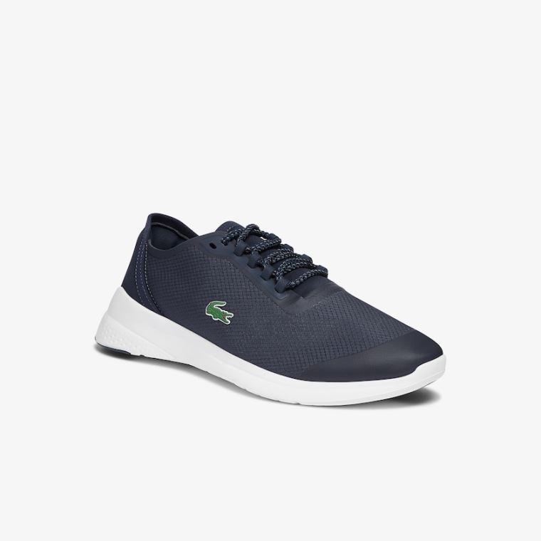 Lacoste LT Fit Tekstil Sneakers Mørkeblå Hvide | XQz7i0F0