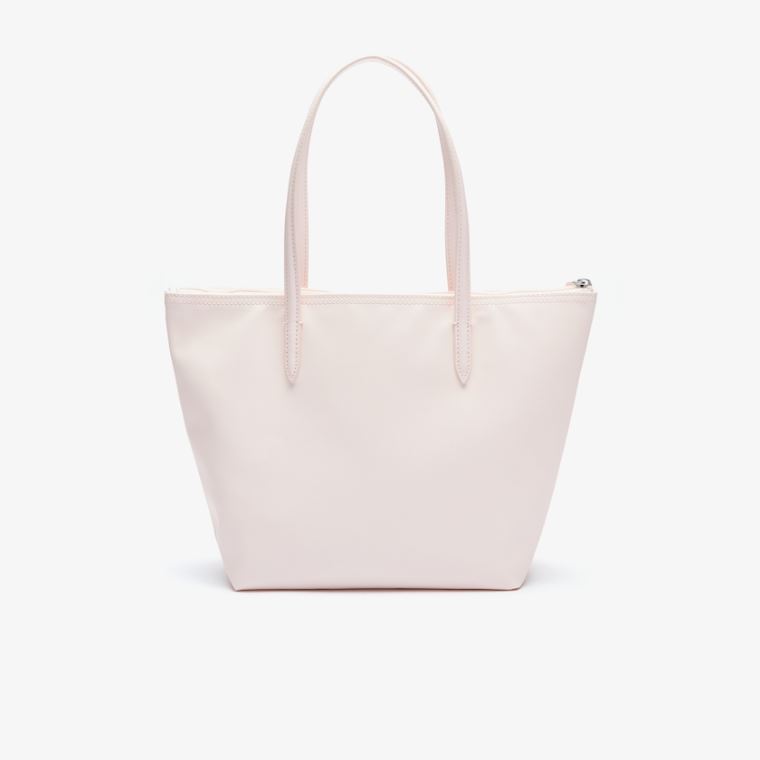 Lacoste L.12.12 Concept Small Zip Tote Bag Lyserød | 0IGhliOS