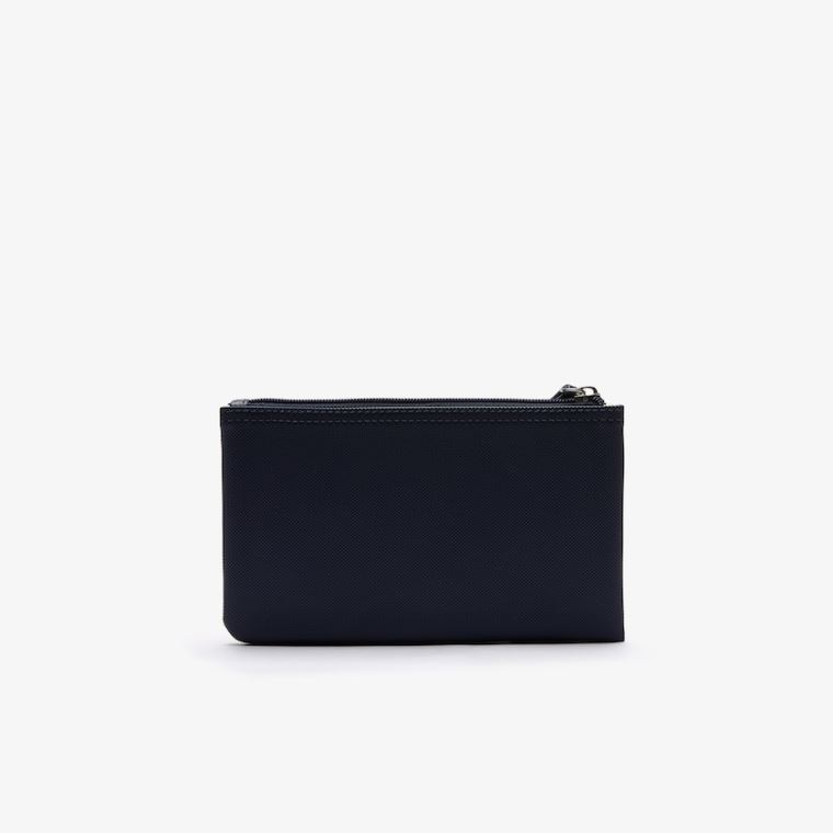 Lacoste L.12.12 Concept Zip Clutch Bag Mørkeblå Blå | 5DBP0lsa