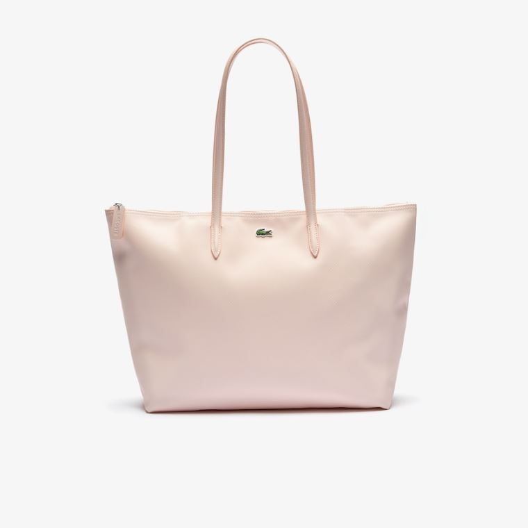 Lacoste L.12.12 Concept Zip Tote Bag Lyserød | dndUxF8U