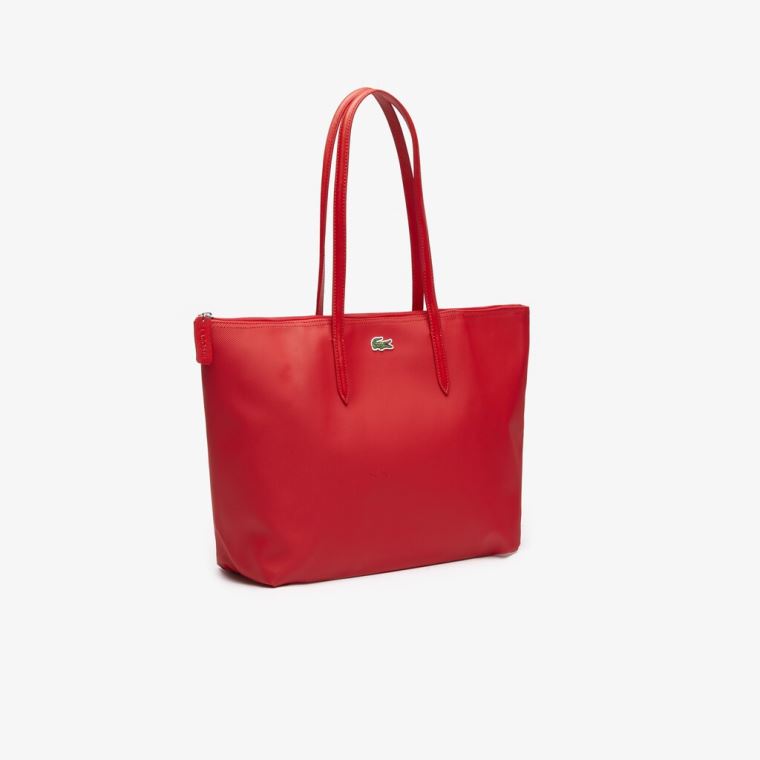 Lacoste L.12.12 Concept Zip Tote Bag Rød | sSxzoqnH