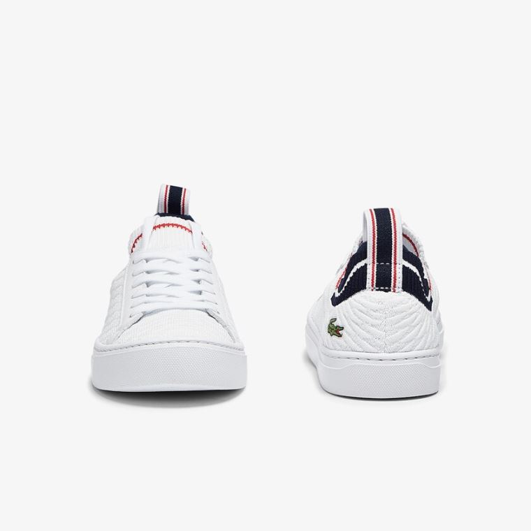 Lacoste La Piquée Tekstil Sneakers Hvide Beige | auQP9GoV