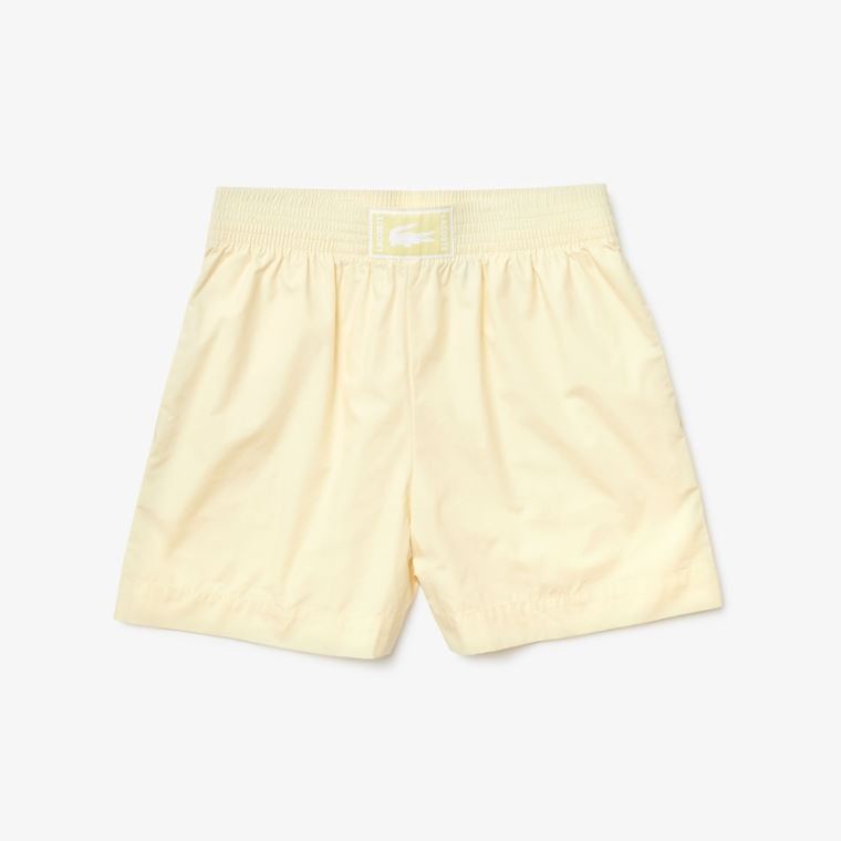 Lacoste Light Bomulds Poplin Shorts Gul | AMCnpD94