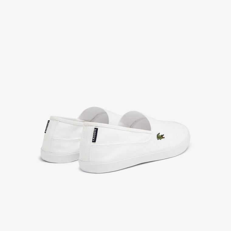 Lacoste Marice Canvas Slip-ons Hvide | nAb8J6af