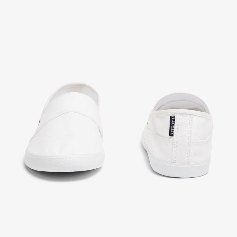 Lacoste Marice Canvas Slip-ons Hvide | nAb8J6af