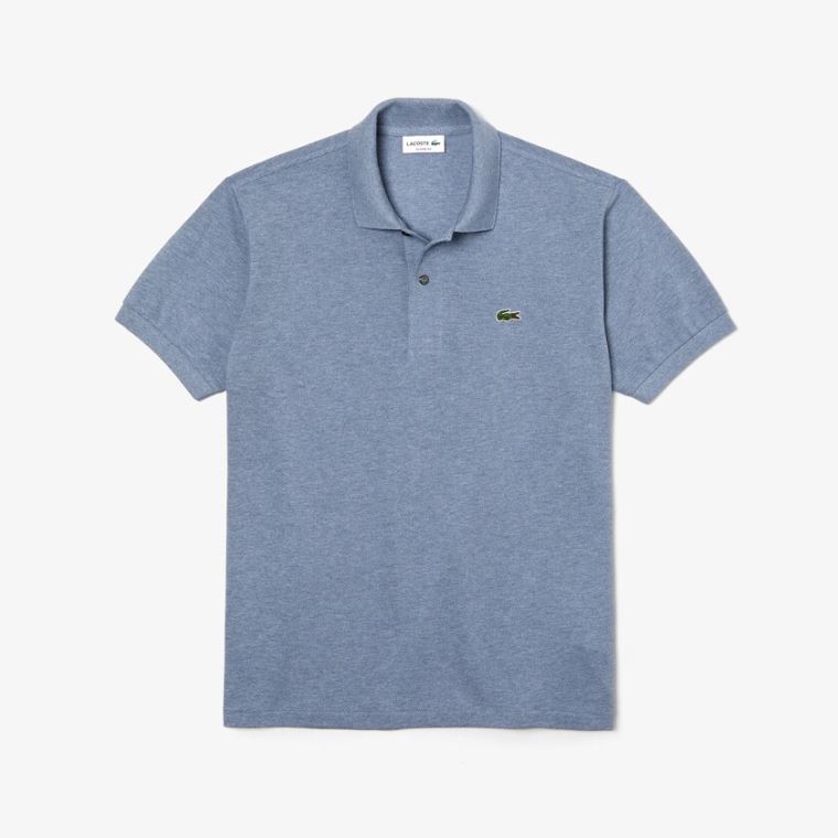 Lacoste Marl Fabric L.12.12 Polo Blå | KfdlBGXH