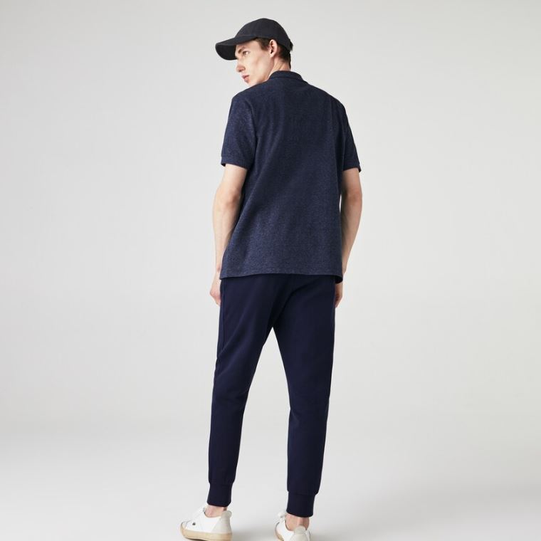 Lacoste Marl Fabric L.12.12 Polo Blå | zGboUgQa