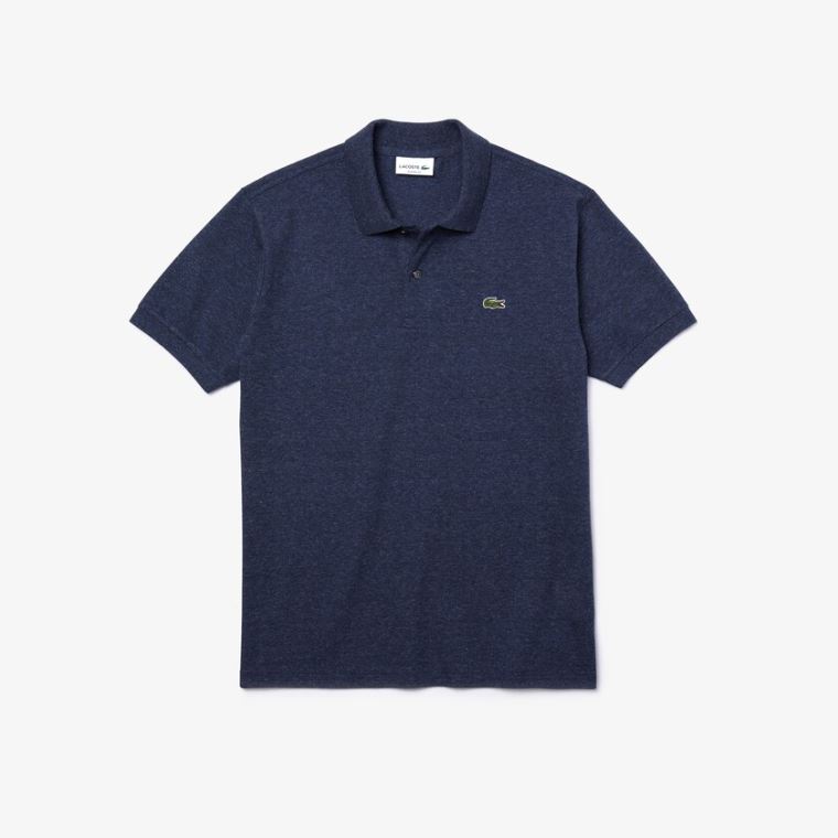 Lacoste Marl Fabric L.12.12 Polo Blå | zGboUgQa