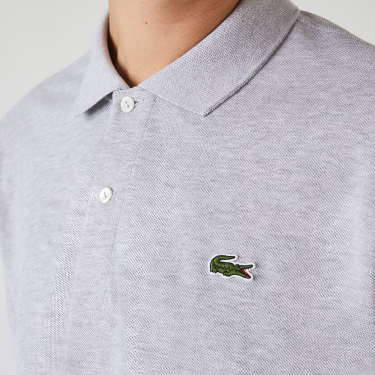 Lacoste Marl Fabric L.12.12 Polo Grå | 20VRyLUi