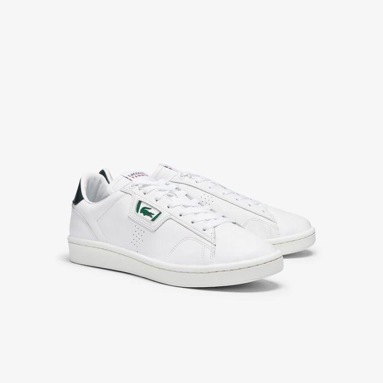 Lacoste Masters Classic Læder Sneakers Hvide | m5cHR14H