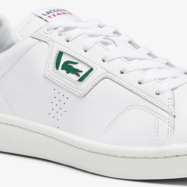 Lacoste Masters Classic Læder Sneakers Hvide | m5cHR14H