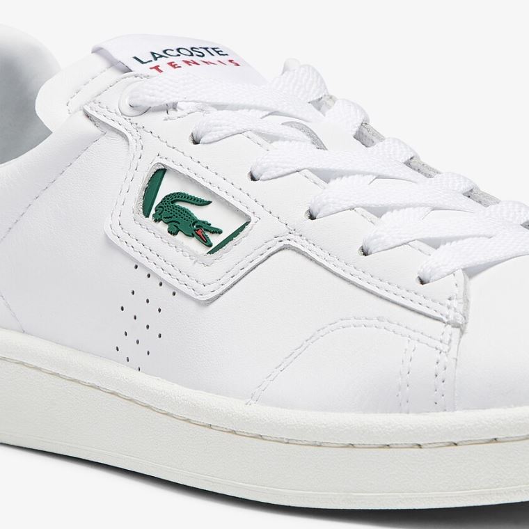 Lacoste Masters Classic Læder Sneakers Hvide Grå | rH7o0jip