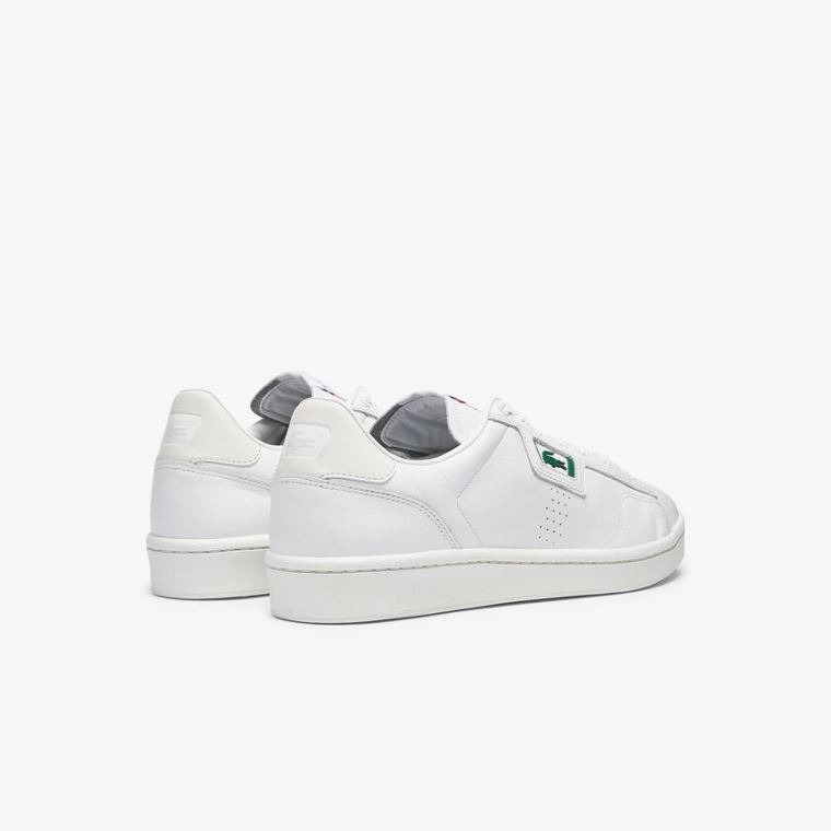 Lacoste Masters Classic Læder Sneakers Hvide Grå | tPMCylT4