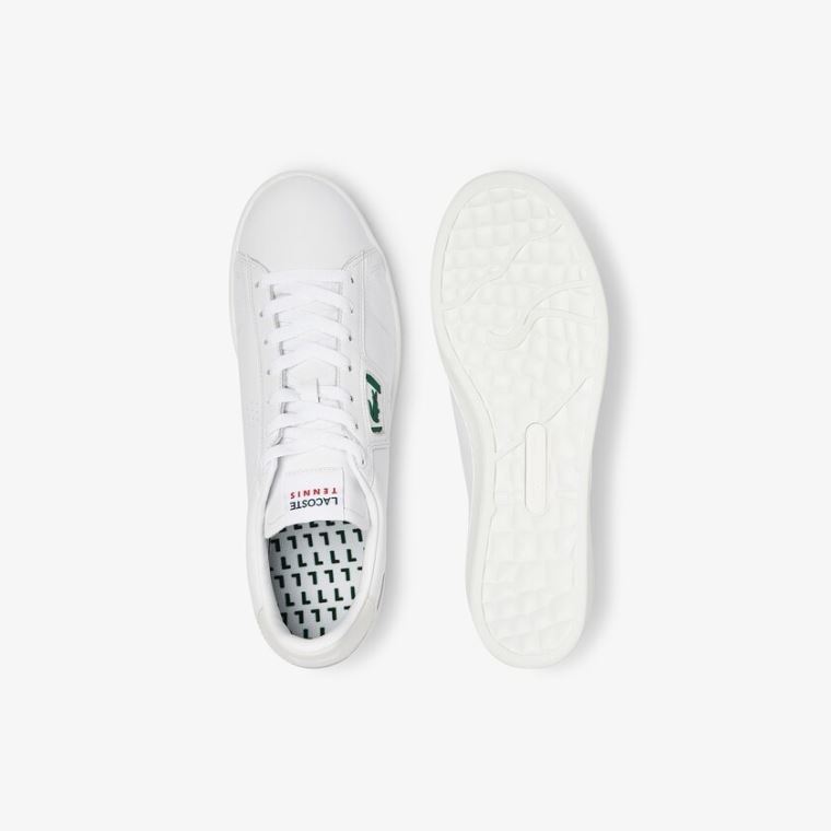 Lacoste Masters Classic Læder Sneakers Hvide Grå | tPMCylT4