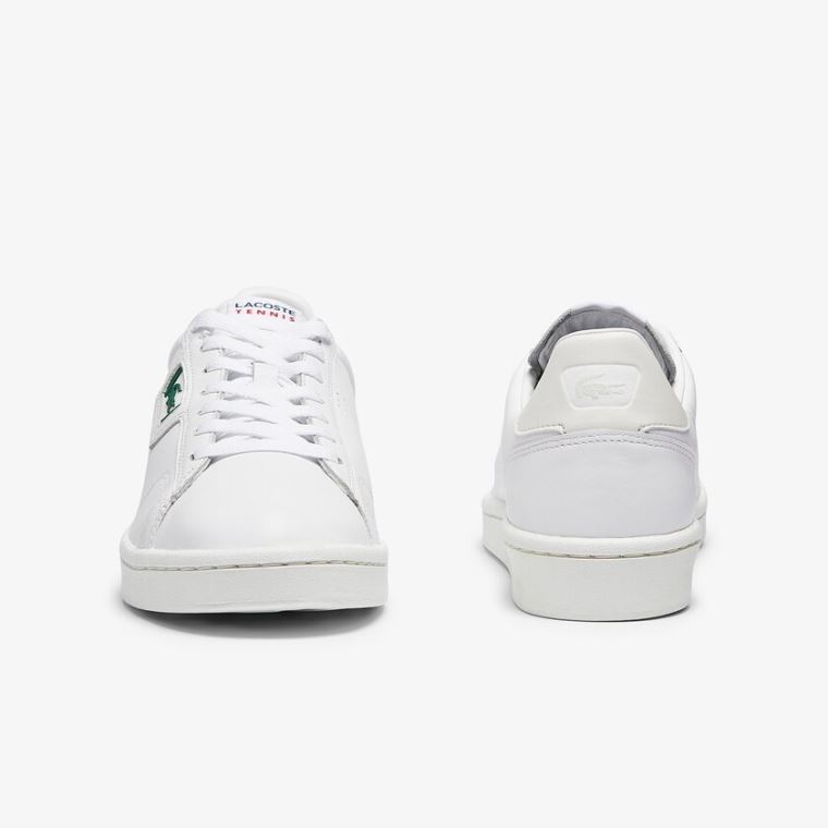 Lacoste Masters Classic Læder Sneakers Hvide Grå | tPMCylT4