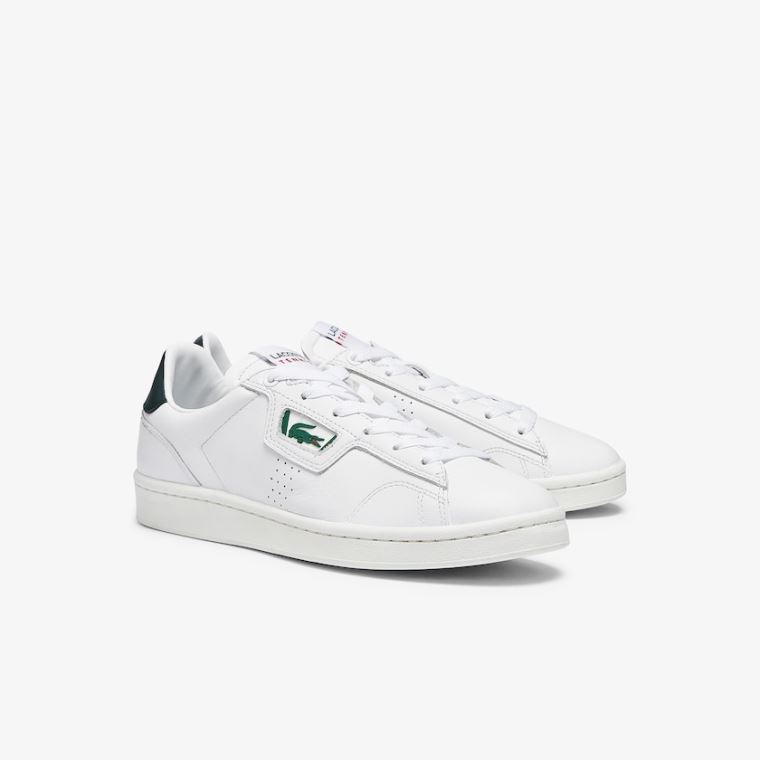 Lacoste Masters Classic Læder Sneakers Hvide | wiqdd4Ja