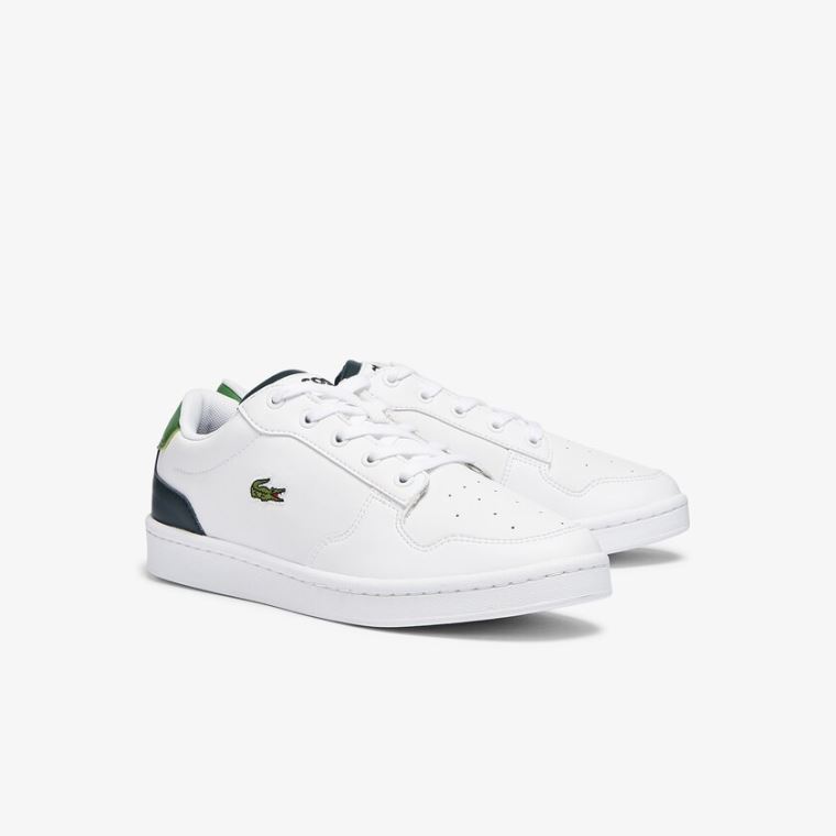 Lacoste Masters Cup Læder and Syntetisk Sneakers Hvide | hdEskStw