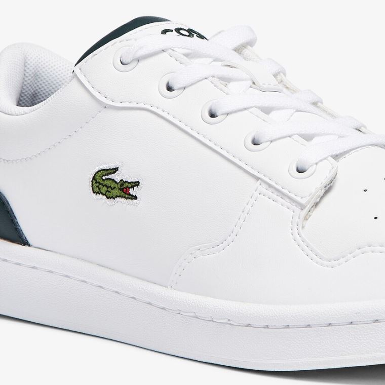 Lacoste Masters Cup Læder and Syntetisk Sneakers Hvide | hdEskStw