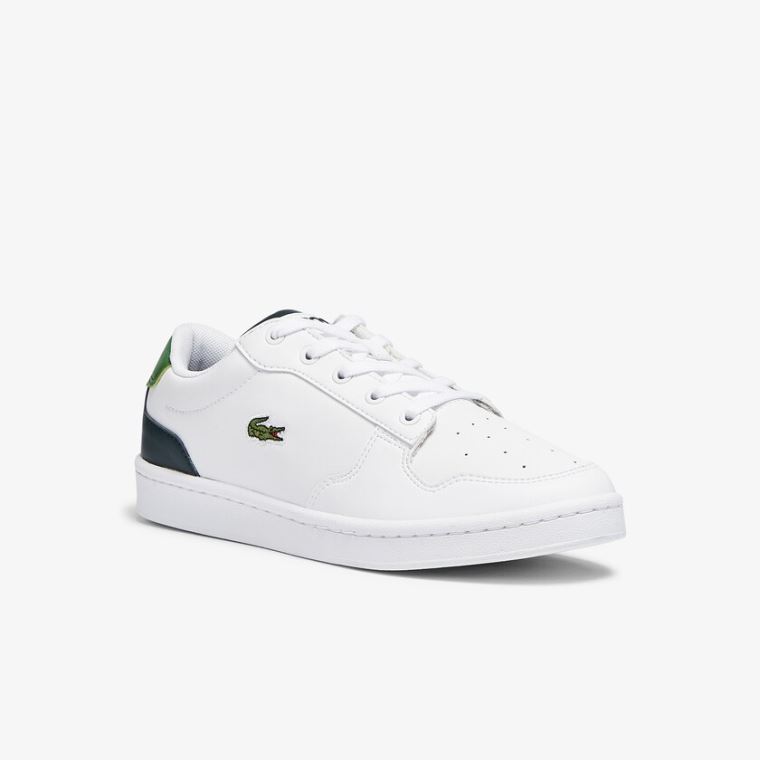 Lacoste Masters Cup Læder and Syntetisk Sneakers Hvide | hdEskStw