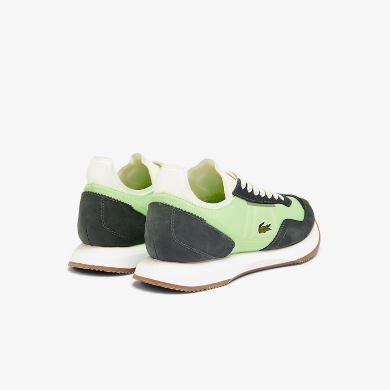 Lacoste Match Break Tekstil Sneakers Olivengrøn Lysegrøn | N99bJDsr