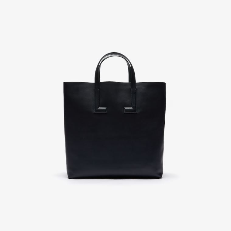 Lacoste Mode Show Two-Tone Læder Double Tote Mørkegrøn | iQvWOWT0