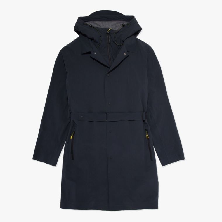 Lacoste Motion 3-in-1 Raincoat With Detachable Vest Mørkegrå | 9NhoFxPX