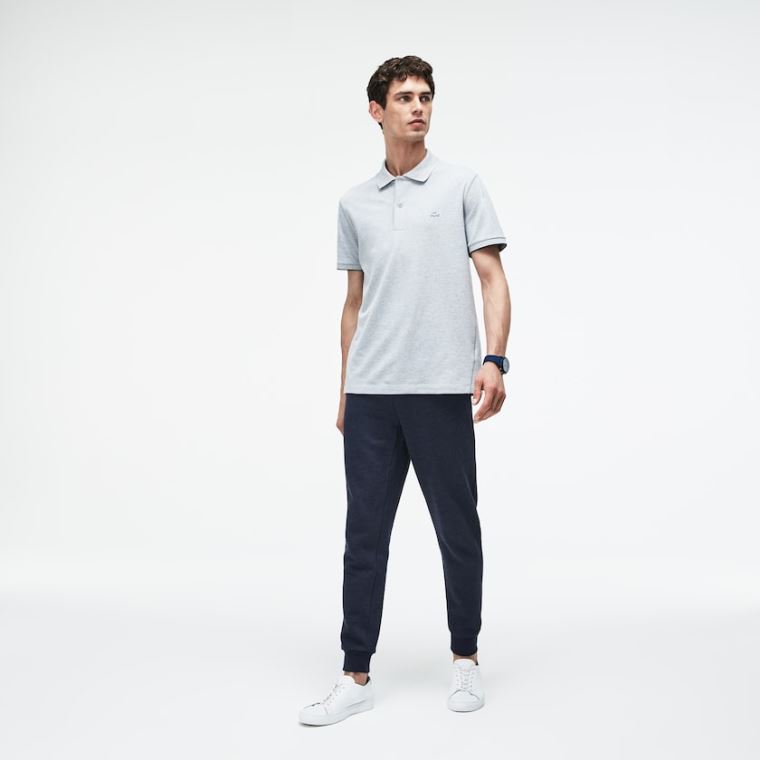 Lacoste Motion Bomulds And Wool Fleece Sweatpants Blå | x1d4b1I2