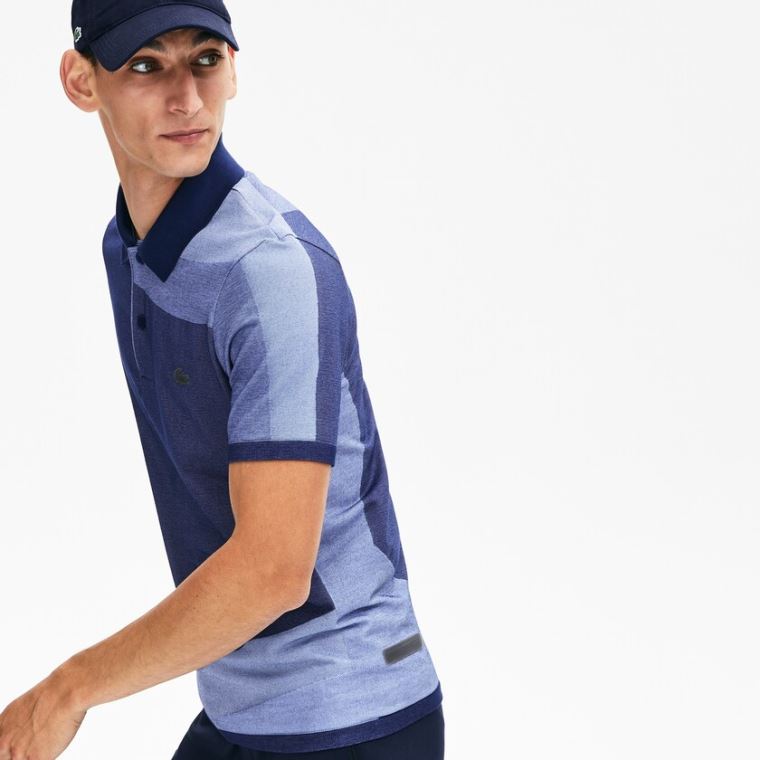 Lacoste Motion Ergonomic Polo Shirt Mørkeblå Blå Lilla | MjRYpXfF