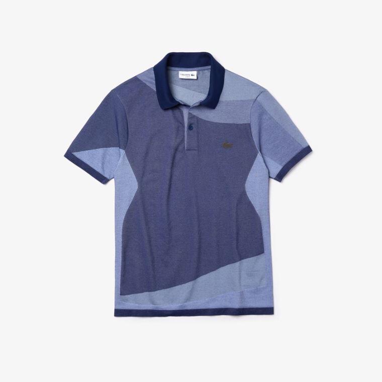 Lacoste Motion Ergonomic Polo Shirt Mørkeblå Blå Lilla | MjRYpXfF