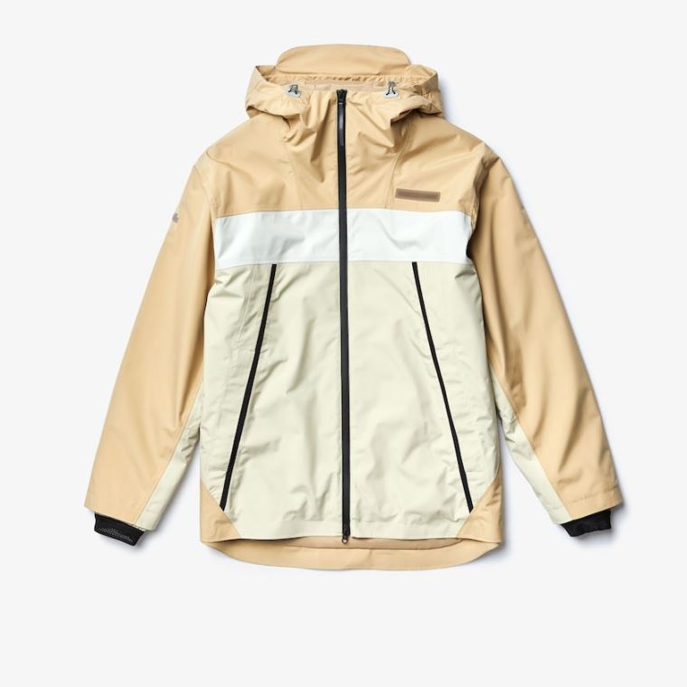 Lacoste Motion Lette Quilted Kort Parka Beige Grå | DbX5aX9x