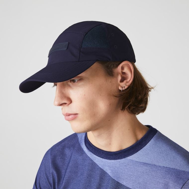 Lacoste Motion Nylon Cap Mørkeblå Blå | f1bIX62c