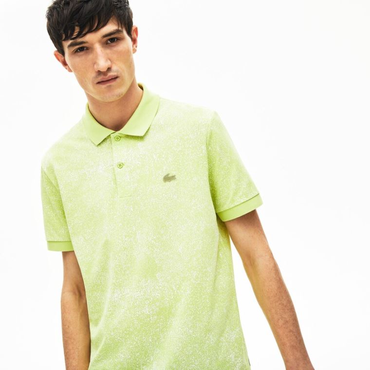 Lacoste Motion Premium Piqué Polo Shirt Gul | uyTlv0oE