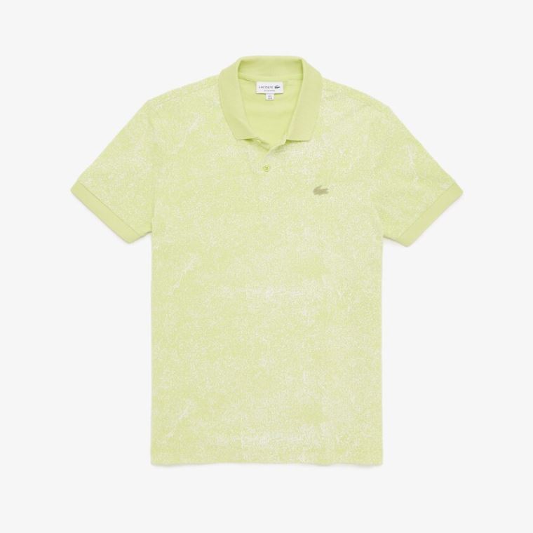 Lacoste Motion Premium Piqué Polo Shirt Gul | uyTlv0oE