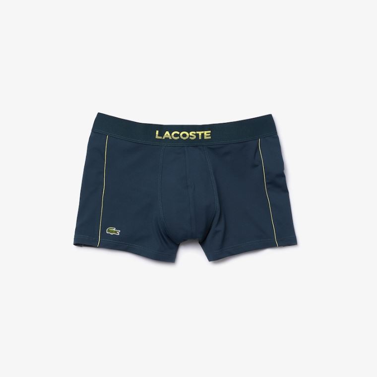 Lacoste Motion Technical Piqué Boxer Briefs Blå | d02bz3VS