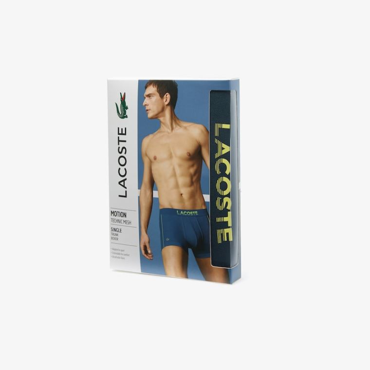 Lacoste Motion Technical Piqué Boxer Briefs Blå | d02bz3VS