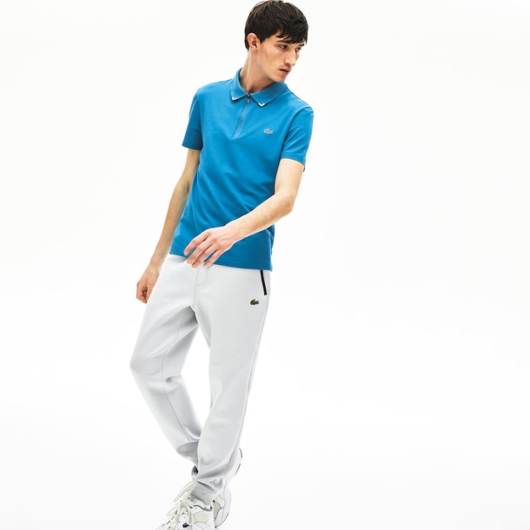 Lacoste Motion Ultra-Lette Bomulds Polo Blå Gul | 2a1IteZm