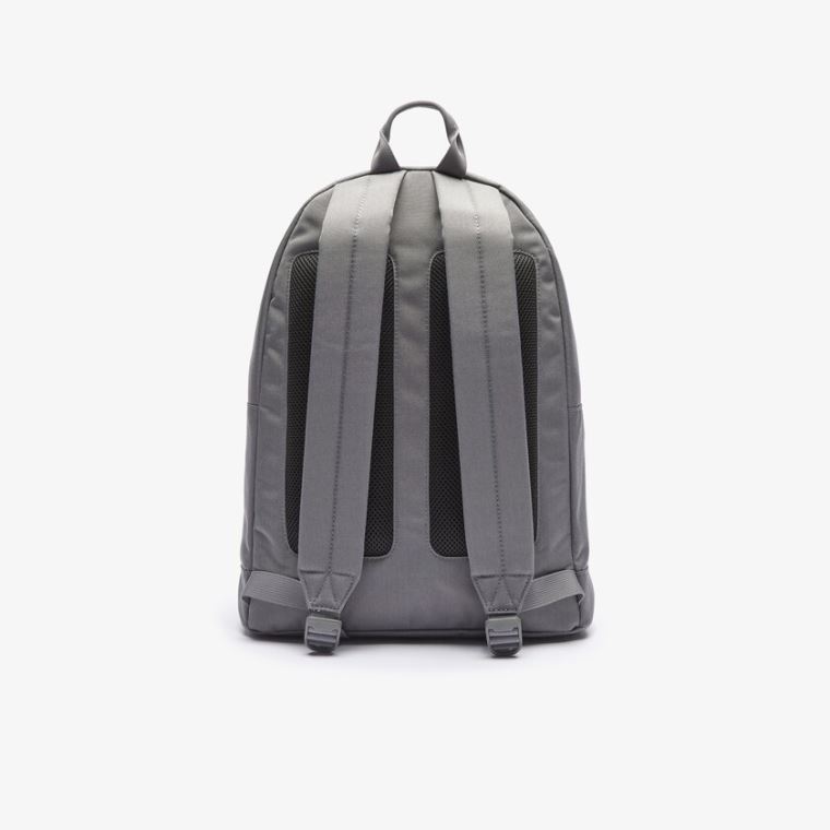 Lacoste Neocroc Branded Canvas Backpack Grå | 2aWn5pHX