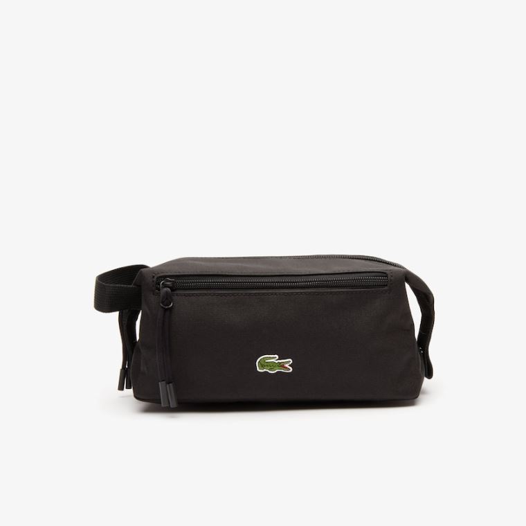 Lacoste Néocroc Canvas Toilet Kit Sort | 7W8JwOop