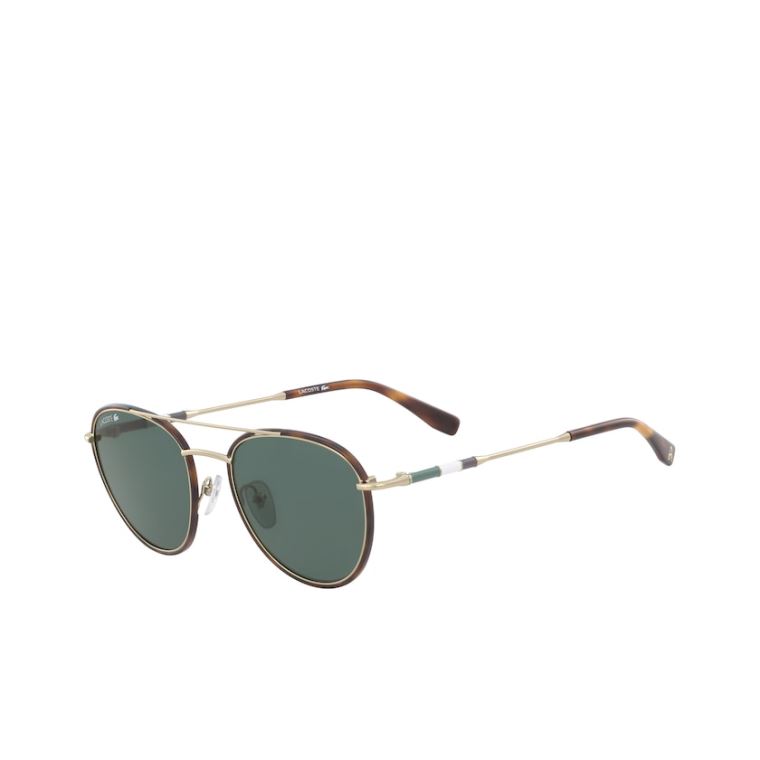 Lacoste Oval Metal Novak Djokovic Kollektion Sunglasses Mørkeguld | HeA6t4yS