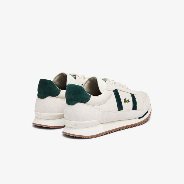 Lacoste Partner Retro Læder Sneakers Hvide | rHispCxH