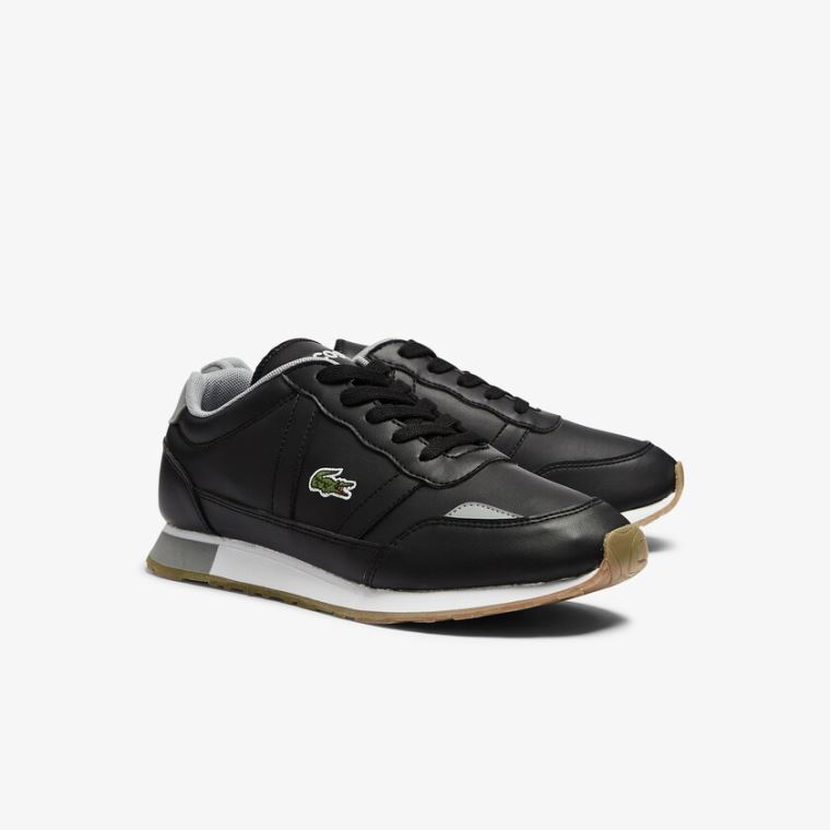 Lacoste Partner Tekstil Sneakers Sort | XKWvl968