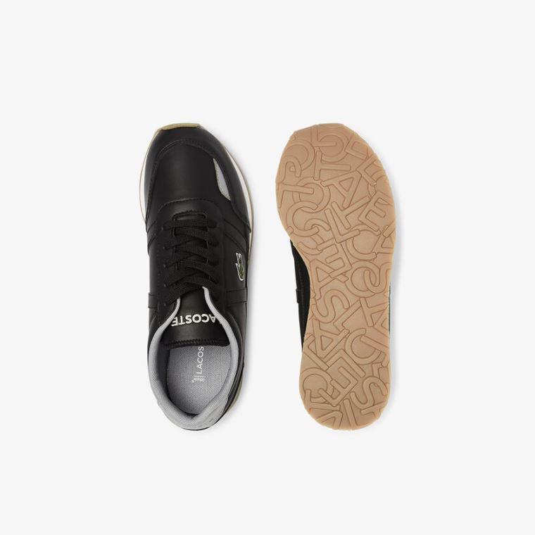 Lacoste Partner Tekstil Sneakers Sort | XKWvl968