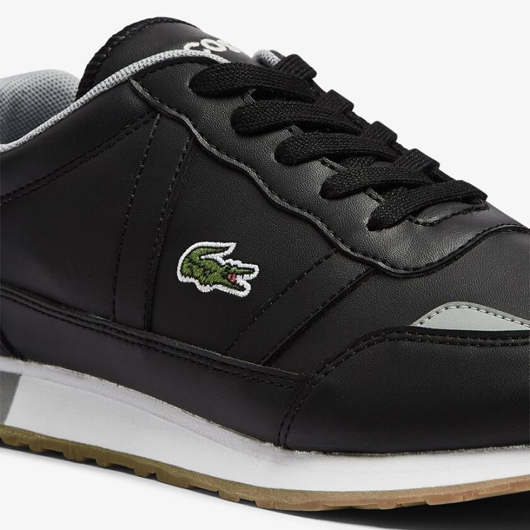 Lacoste Partner Tekstil Sneakers Sort | XKWvl968